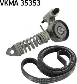 SKF VKMA 35353 - Комплект пистов ремък vvparts.bg