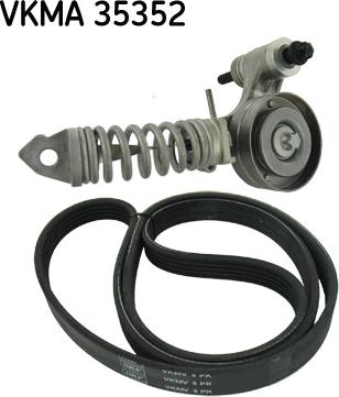 SKF VKMA 35352 - Комплект пистов ремък vvparts.bg