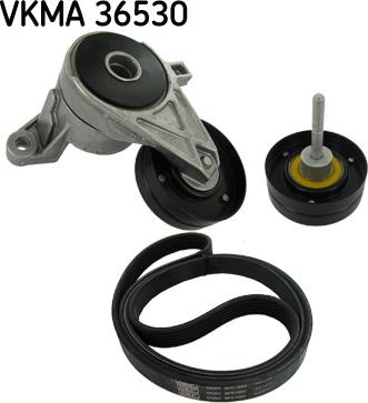 SKF VKMA 36530 - Комплект пистов ремък vvparts.bg