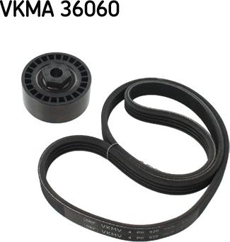 SKF VKMA 36060 - Комплект пистов ремък vvparts.bg