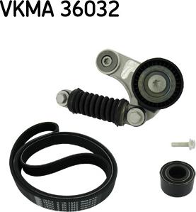 SKF VKMA 36032 - Комплект пистов ремък vvparts.bg