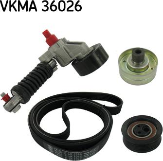 SKF VKMA 36026 - Комплект пистов ремък vvparts.bg