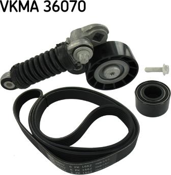 SKF VKMA 36070 - Комплект пистов ремък vvparts.bg
