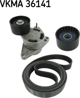 SKF VKMA 36141 - Комплект пистов ремък vvparts.bg