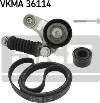 SKF VKMA 36114 - Комплект пистов ремък vvparts.bg