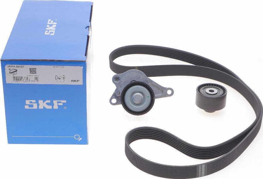 SKF VKMA 36132 - Комплект пистов ремък vvparts.bg