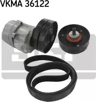 SKF VKMA 36122 - Комплект пистов ремък vvparts.bg