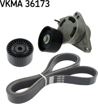 SKF VKMA 36173 - Комплект пистов ремък vvparts.bg