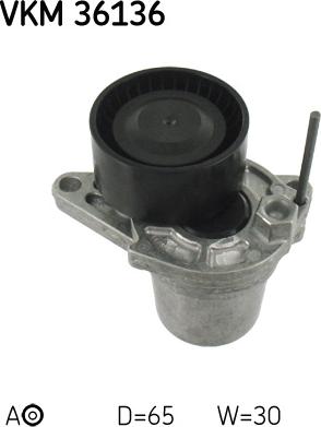 SKF VKMA 36334 - Комплект пистов ремък vvparts.bg