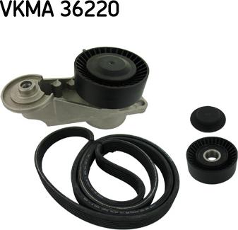 SKF VKMA 36220 - Комплект пистов ремък vvparts.bg