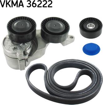 SKF VKMA 36222 - Комплект пистов ремък vvparts.bg