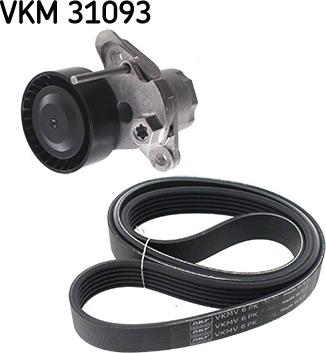 SKF VKMA 31093 - Комплект пистов ремък vvparts.bg