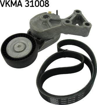 SKF VKMA 31008 - Комплект пистов ремък vvparts.bg