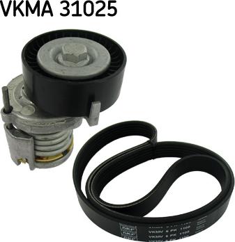 SKF VKMA 31025 - Комплект пистов ремък vvparts.bg