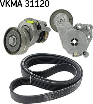 SKF VKMA 31120 - Комплект пистов ремък vvparts.bg