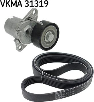 SKF VKMA 31319 - Комплект пистов ремък vvparts.bg