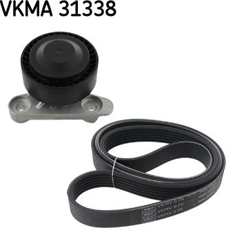 SKF VKMA 31338 - Комплект пистов ремък vvparts.bg
