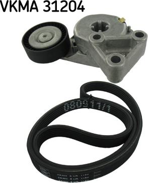 SKF VKMA 31204 - Комплект пистов ремък vvparts.bg