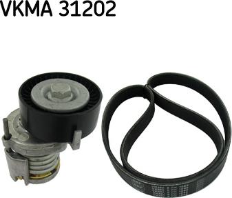 SKF VKMA 31202 - Комплект пистов ремък vvparts.bg