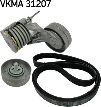 SKF VKMA 31207 - Комплект пистов ремък vvparts.bg