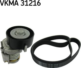 SKF VKMA 31216 - Комплект пистов ремък vvparts.bg
