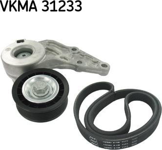 SKF VKMA 31233 - Комплект пистов ремък vvparts.bg