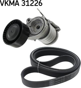 SKF VKMA 31226 - Комплект пистов ремък vvparts.bg