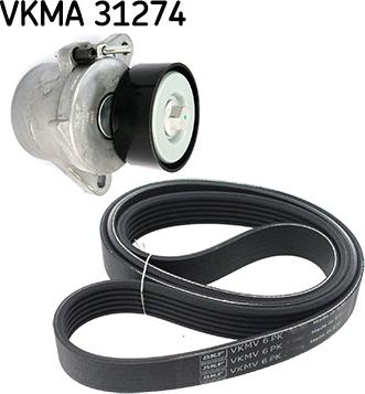 SKF VKMA 31274 - Комплект пистов ремък vvparts.bg