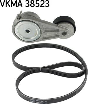 SKF VKMA 38523 - Комплект пистов ремък vvparts.bg