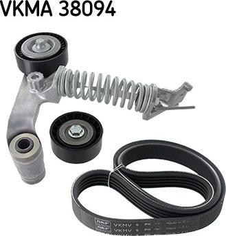 SKF VKMA 38094 - Комплект пистов ремък vvparts.bg