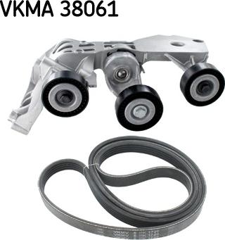 SKF VKMA 38061 - Комплект пистов ремък vvparts.bg