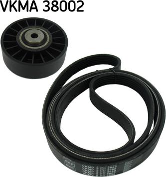 SKF VKMA 38002 - Комплект пистов ремък vvparts.bg