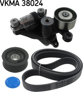 SKF VKMA 38024 - Комплект пистов ремък vvparts.bg