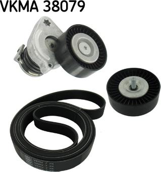 SKF VKMA 38079 - Комплект пистов ремък vvparts.bg