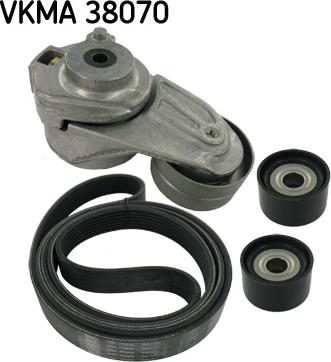 SKF VKMA 38070 - Комплект пистов ремък vvparts.bg