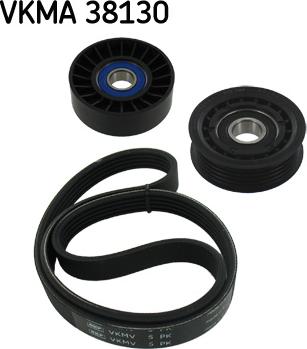 SKF VKMA 38130 - Комплект пистов ремък vvparts.bg