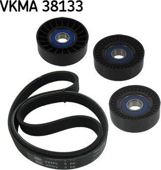 SKF VKMA 38133 - Комплект пистов ремък vvparts.bg