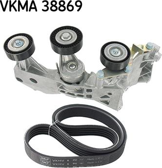 SKF VKMA 38869 - Комплект пистов ремък vvparts.bg