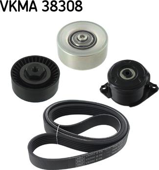SKF VKMA 38308 - Комплект пистов ремък vvparts.bg