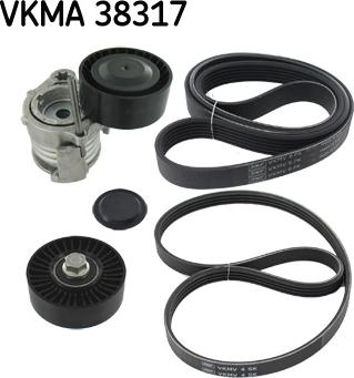 SKF VKMA 38317 - Комплект пистов ремък vvparts.bg