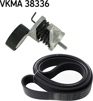 SKF VKMA 38336 - Комплект пистов ремък vvparts.bg