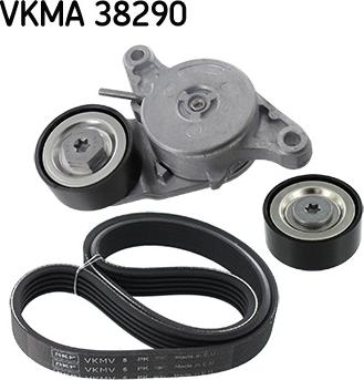 SKF VKMA 38290 - Комплект пистов ремък vvparts.bg