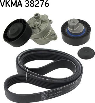 SKF VKMA 38276 - Комплект пистов ремък vvparts.bg