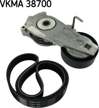 SKF VKMA 38700 - Комплект пистов ремък vvparts.bg