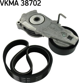 SKF VKMA 38702 - Комплект пистов ремък vvparts.bg