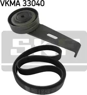 SKF VKMA 33040 - Комплект пистов ремък vvparts.bg