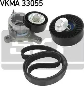 SKF VKMA 33055 - Комплект пистов ремък vvparts.bg