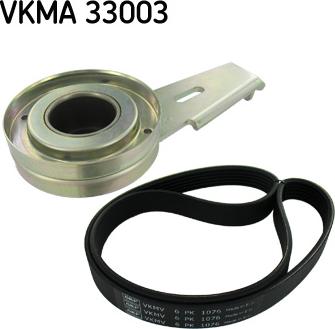 SKF VKMA 33003 - Комплект пистов ремък vvparts.bg