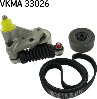 SKF VKMA 33026 - Комплект пистов ремък vvparts.bg