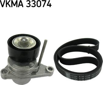 SKF VKMA 33074 - Комплект пистов ремък vvparts.bg